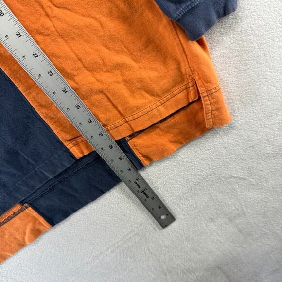 Vintage Denver Broncos Rugby Shirt Men's Large BLue Orange Embroidered Logo y2k - Picture 4 of 10